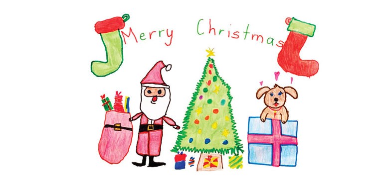211215_ChristmasArtboard_1 Winning design by student Hayley Shepherd from our 2021 competition.